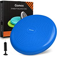 Gonex Cojín de Equilibrio Bomba Incluida para Fitness Yoga Pilates Deportes Ejercicios de Espalda Gimnasio- Asiento de…